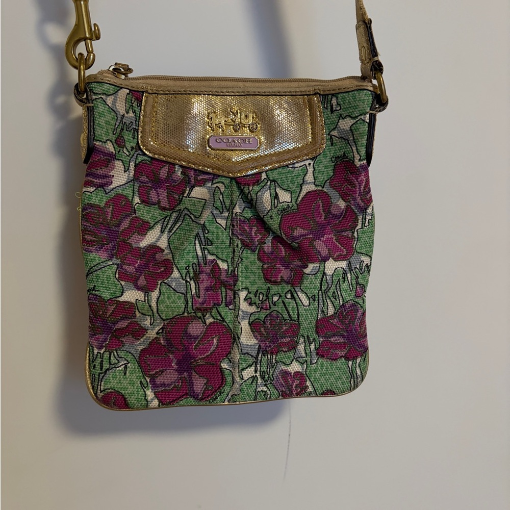 Coach Floral Crossbody Bag